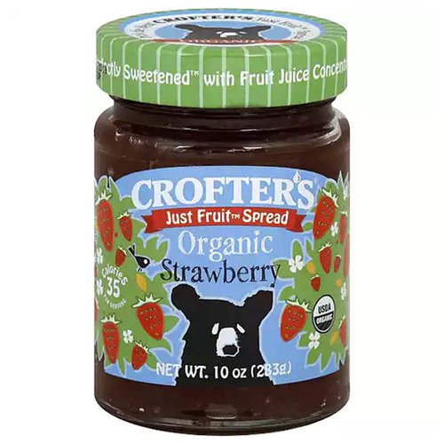 Crofter's Organic Just Fruit Spread, Strawberry