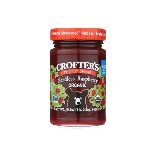 Crofter's Premium Spread Seedless Raspberry Organic