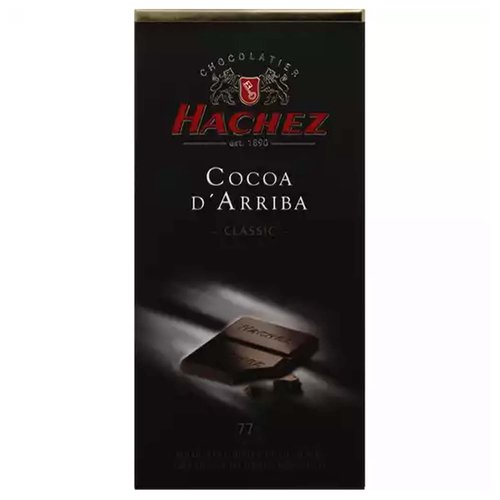 Hachez Cocoa D'Arriba, Classic, 77% Cacao