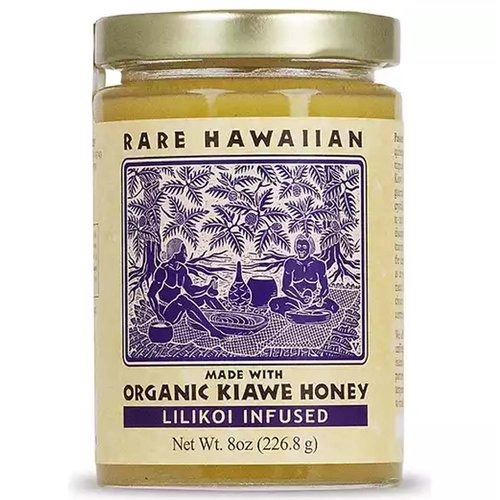 Rare Hawaiian Organic Kiawe Honey, Lilikoi