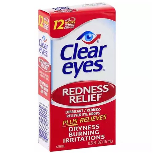 Clear Eyes Eye Drops, Redness Relief