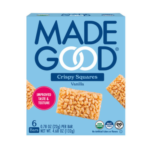 MadeGood Crispy Squares, Vanilla