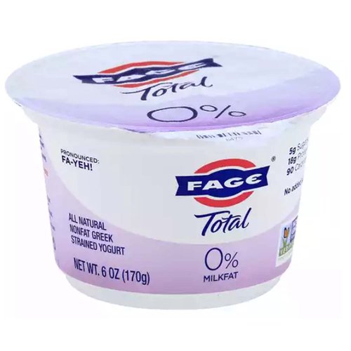 Fage Total Strained 0% Nonfat Greek Yogurt