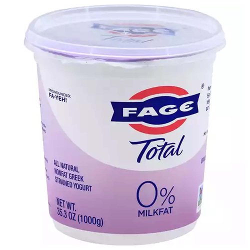 Fage Total Strained 0% Nonfat Greek Yogurt