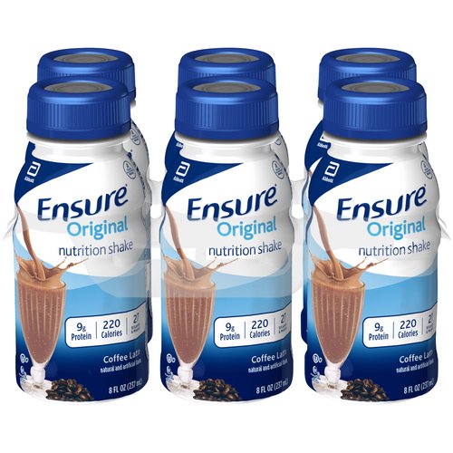 Ensure Nutrition Shakes, Coffee Latte (Pack of 6)