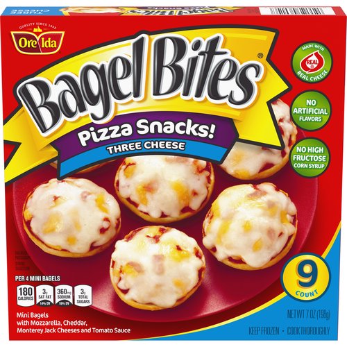 Bagel Bites Pizza, 3 Cheese 