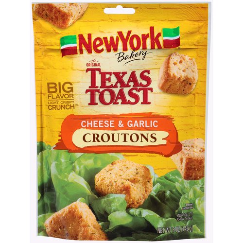 New York Texas Toast Croutons, Cheese & Garlic