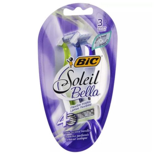 BIC Soleil Bella Flexible 4 Blades - 3 Ct