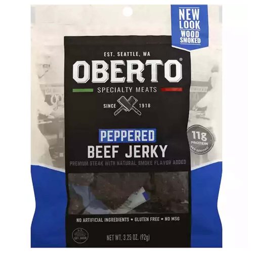 Oberto All Natural Peppered Beef Jerky