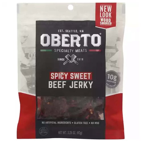 Oberto Beef Jerky, Spicy Sweet