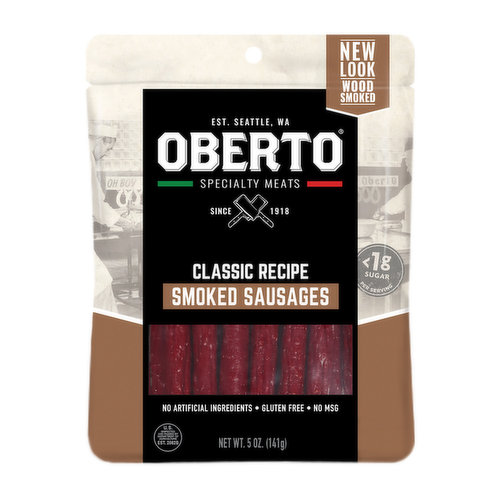Oberto Smoked Sausage Sticks, Classic Recipe