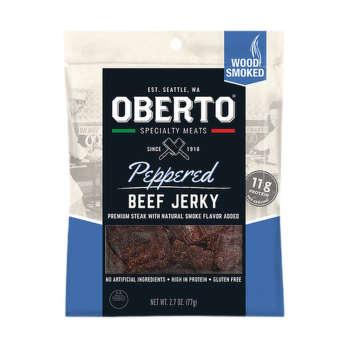 Oberto Natural Style Peppered Beef Jerky