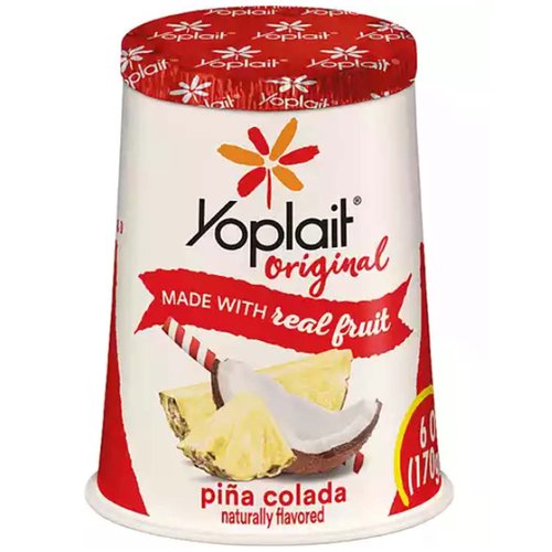 Yoplait Original Low Fat Yogurt, Pina Colada