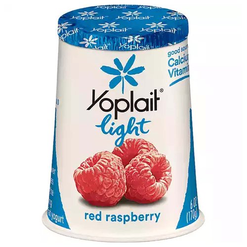 Yoplait Light Yogurt, Red Raspberry, Fat Free