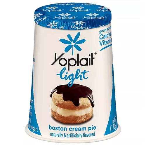 Yoplait Light Yogurt, Boston Cream Pie