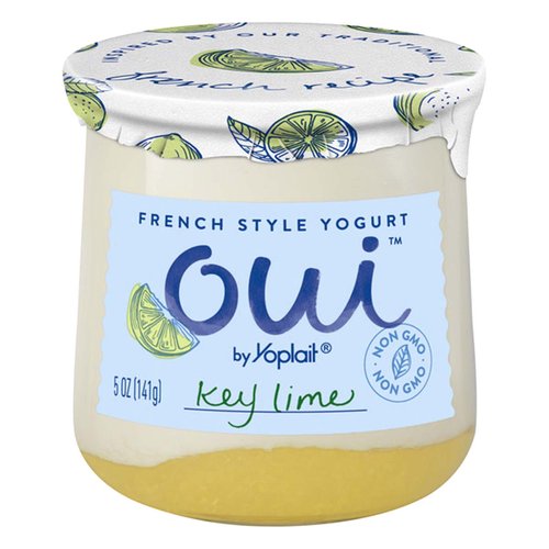 Yoplait Oui French Style Yogurt, Key Lime