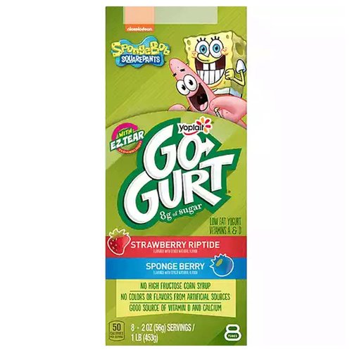 Yoplait Gogurt Low Fat Yogurt, Strawberry