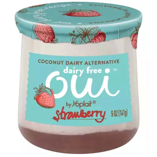 Yoplait Oui Dairy Free Yogurt, Coconut Dairy Alternative, Strawberry