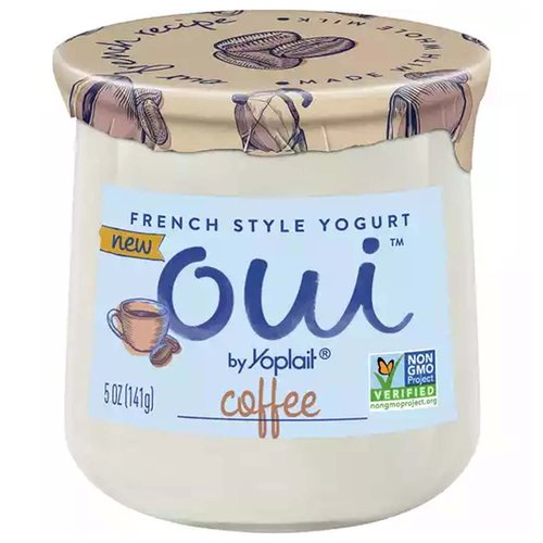 Yoplait Oui Coffee French Style Yogurt