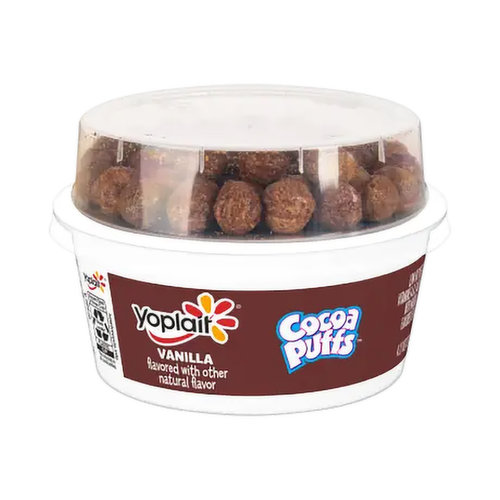 Yoplait Cocoa Puffs Cereal Top