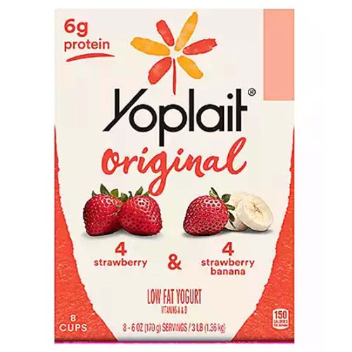 Yoplait Original Yogurt, Variety Pack