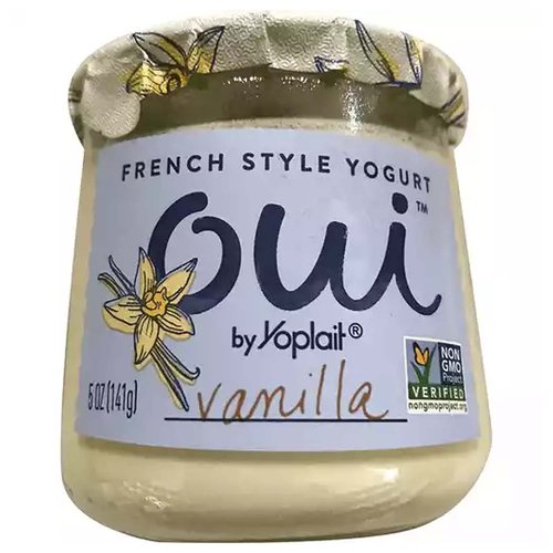 Yoplait Oui French Style Yogurt, Vanilla