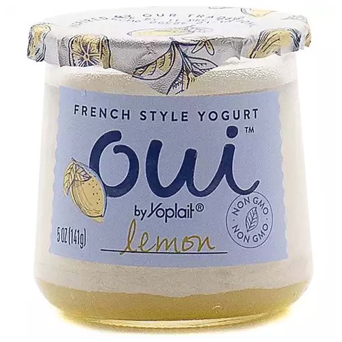 Yoplait Oui French Style Yogurt, Lemon