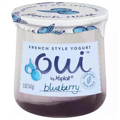 Yoplait Oui French Style Blueberry Yogurt