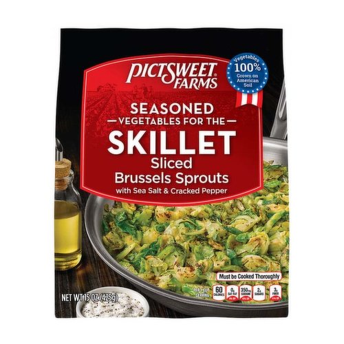 Pictsweet Skillet Seasoned Sliced Brussel Sprouts with Sea Salt & Black Pepper