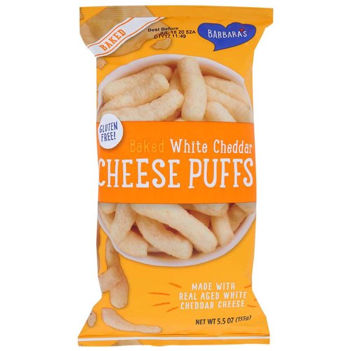 Barbara's Cheese Puffs, White Cheddar