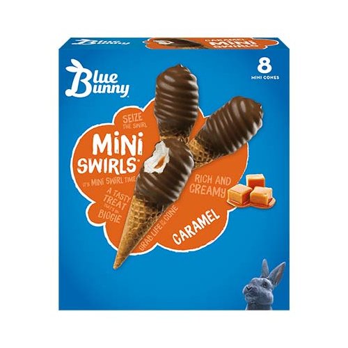 Blue Bunny Caramel Mini Swirls