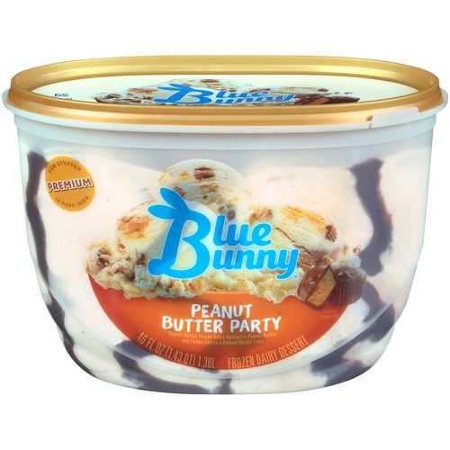 Blue Bunny Ice Cream, Peanut Butter Party