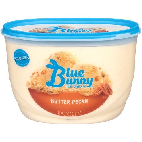 Blue Bunny Premium Ice Cream, Butter Pecan