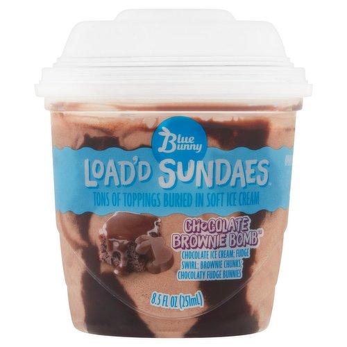 Blue Bunny Load'd Sundae Choco Brownie