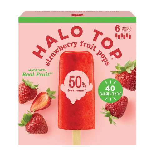 Halo Top Strawberry Fruit Pops