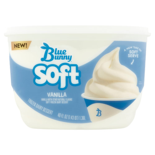 Blue Bunny Vanilla Soft Frozen Dairy Dessert