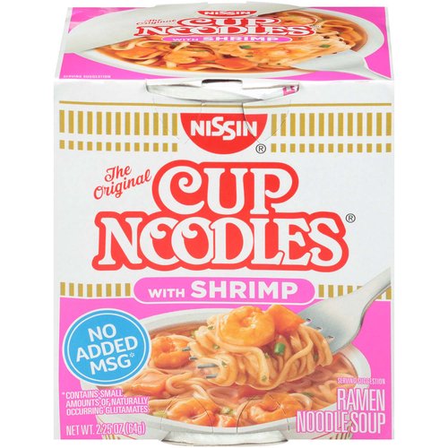 Nissin Shrimp Ramen Cup Noodles