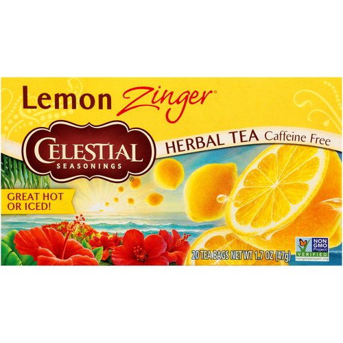Celestial Herbal Tea, Lemon Zinger