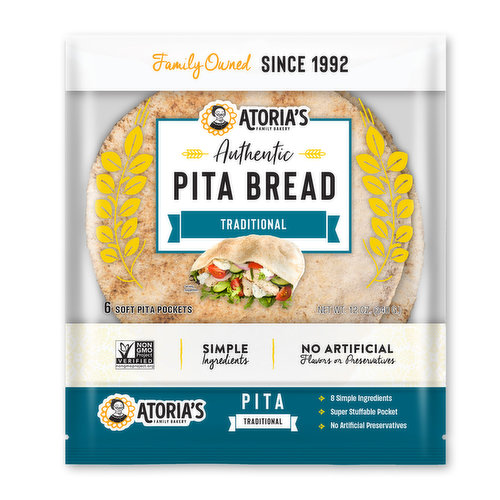 Atoria's Pita Bread, Traditional