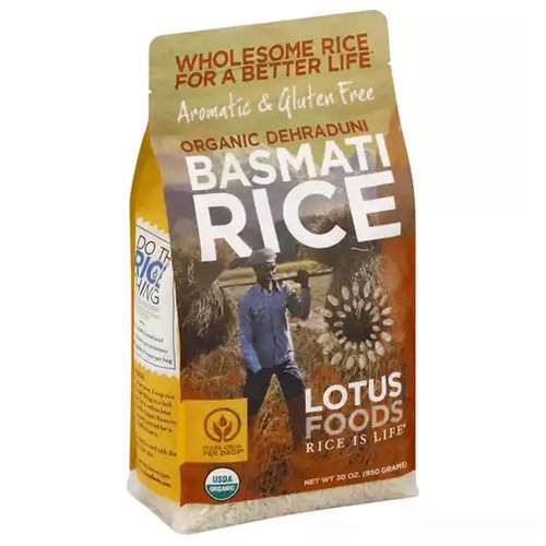 Lotus Organic Basmati Rice, White