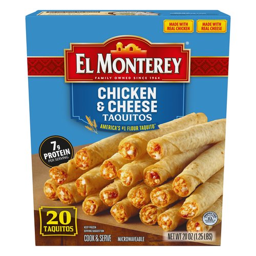 El Monterey Flour Taquitos, Chicken & Cheese