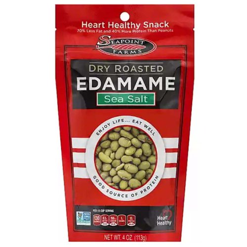 Seapoint Dry Roasted Edamame, Sea Salt