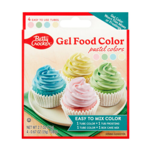 Betty Crocker Pastel Gel Food Color