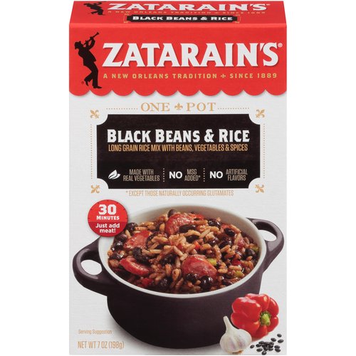Zatarain's One Pot Black Beans & Rice Mix