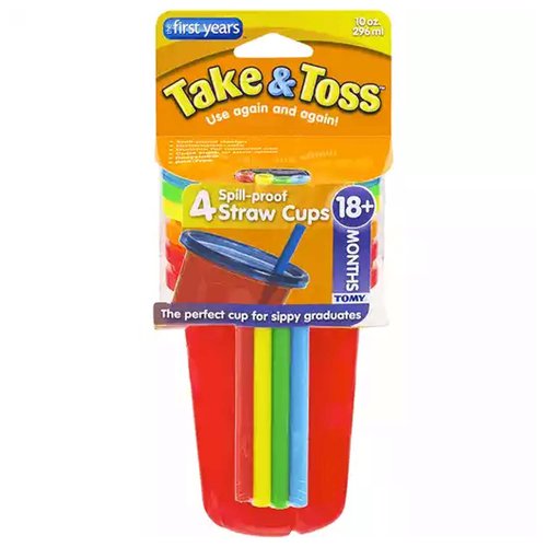 Take & Toss Straw Sipper Cups