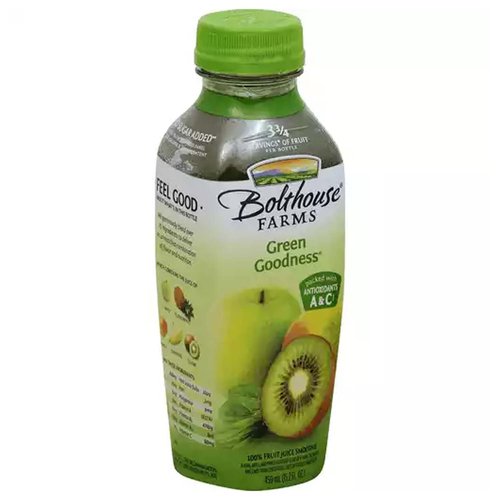 Bolthouse 100% Fruit Juice Smoothie, Green Goodness