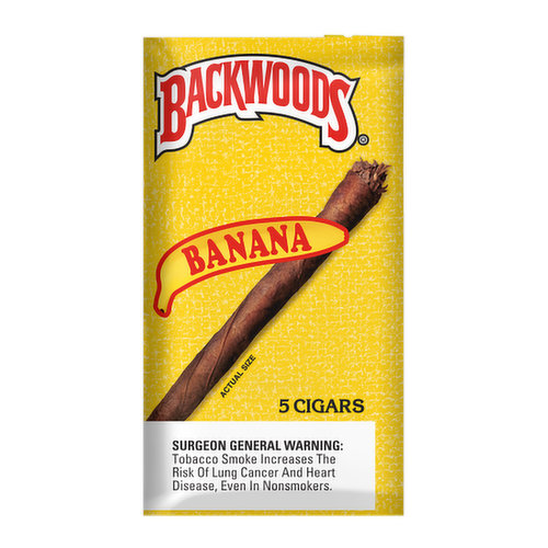 Backwoods Banana Cigars (5-pack) - Foodland