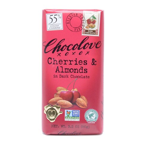 Chocolove Cherry & Almond in 55% Dark Chocolate