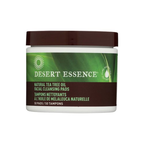 Desert Essence Facial Cleansing Pads, Tea Tree Oil