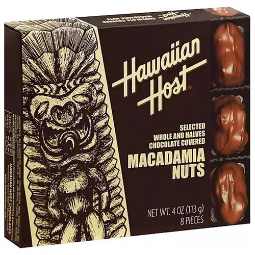 Hawaiian Host Chocolate Covered Macadamia Nuts